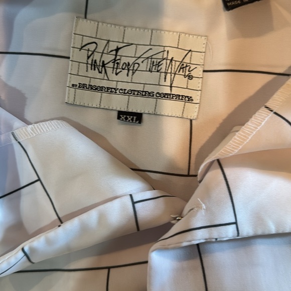 Vintage Pink Floyd The Wall White Casual Shirt - Picture 2 of 4